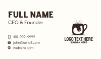 Coffee Drip Mug Business Card Image Preview