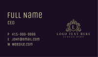 Decorative Shield Crest Business Card Image Preview