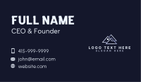 Triangle House Roofing Business Card Image Preview