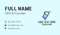 Juice Drinking Cup Business Card Design