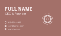 Elegant Sun Business Lettermark Business Card Preview