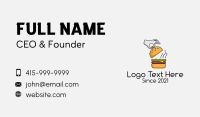 Burger Fine Dining  Business Card Image Preview