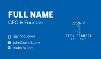 Web Tech Letter T Business Card Image Preview