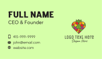 Heart Farm Stained Glass Business Card Image Preview