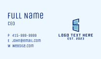 System Security Letter S Business Card Image Preview