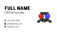 Ping Pong Tournament Business Card Image Preview