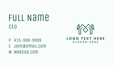 House Property Developer Business Card Image Preview