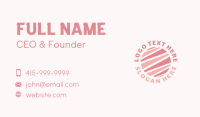 Pink Globe Ecommerce Business Card Image Preview