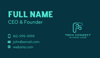 Tech Electronic Circuit Business Card Image Preview