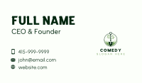Gardening Shovel Grass Business Card Image Preview