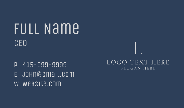Fashion Business Wordmark Business Card Design Image Preview