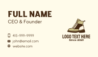 Trail Outdoor Boots Business Card Image Preview