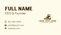 Trail Outdoor Boots Business Card Preview