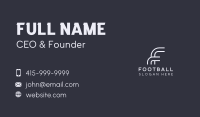 Professional Brand Letter F Business Card Image Preview