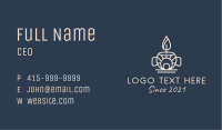 Spa Scented Candle  Business Card Image Preview