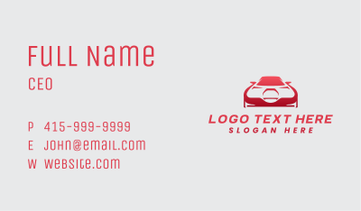 Automotive Car Garage Business Card Image Preview