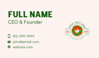Christmas Wreath Ribbon Business Card Image Preview