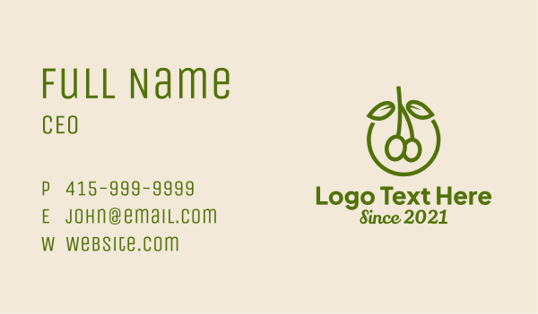 Organic Olive Oil  Business Card Design Image Preview