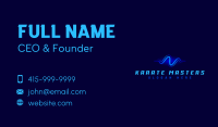 Studio Frequency Wave Business Card Image Preview