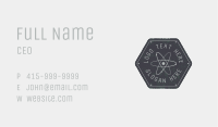 Hex Atomic Badge Business Card Image Preview