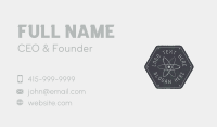 Hex Atomic Badge Business Card Preview