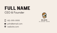 Turban Coffee Cup Business Card Image Preview