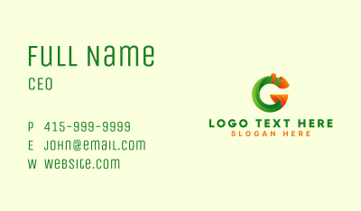 Gardening Plant Landscaping Business Card Image Preview