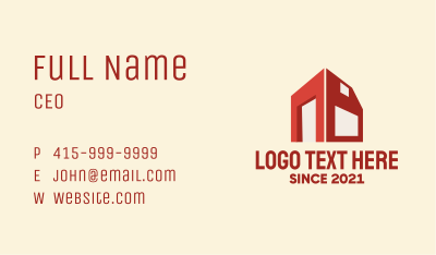 Storage Warehouse Building Business Card Image Preview