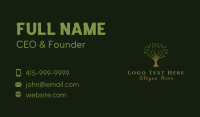 Green Tree Nature Business Card Image Preview