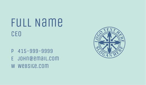 Christian Religious Worship Business Card Design Image Preview