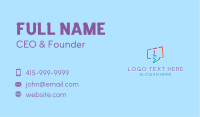 Cyber Messaging Lettermark Business Card Design