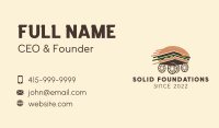 Express Hamburger Delivery Business Card Design