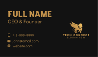 Gradient Gold Griffin Business Card Image Preview