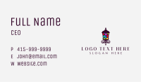 Stained Glass Lamp Business Card Image Preview