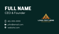 Campfire Camping Tent Business Card Preview