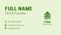 Plant Leaf House  Business Card Image Preview