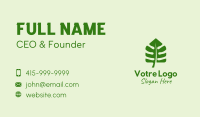 Plant Leaf House  Business Card Image Preview