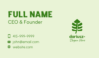 Plant Leaf House  Business Card Image Preview
