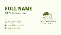 Green Leaf Yarn  Business Card Image Preview