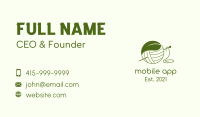 Green Leaf Yarn  Business Card Image Preview