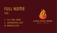Blazing Fire Flaming  Business Card Image Preview