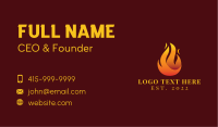Blazing Fire Flaming  Business Card Image Preview