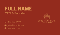 Burger Food Snack Business Card Image Preview