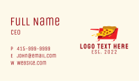 Fast Food Pizza Cart  Business Card Image Preview