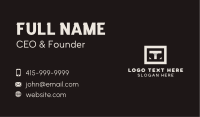 Industrial Builder Contractor  Business Card Image Preview
