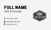 Mechanical Gear Signage Business Card Image Preview