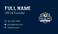 Soccer Ball Sports League Business Card Preview