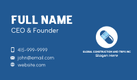 Blue Web Server Pill Business Card Image Preview