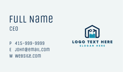 Pipe Plumbing Wrench Business Card Image Preview