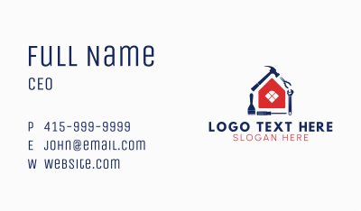 Home Renovation Tools Business Card